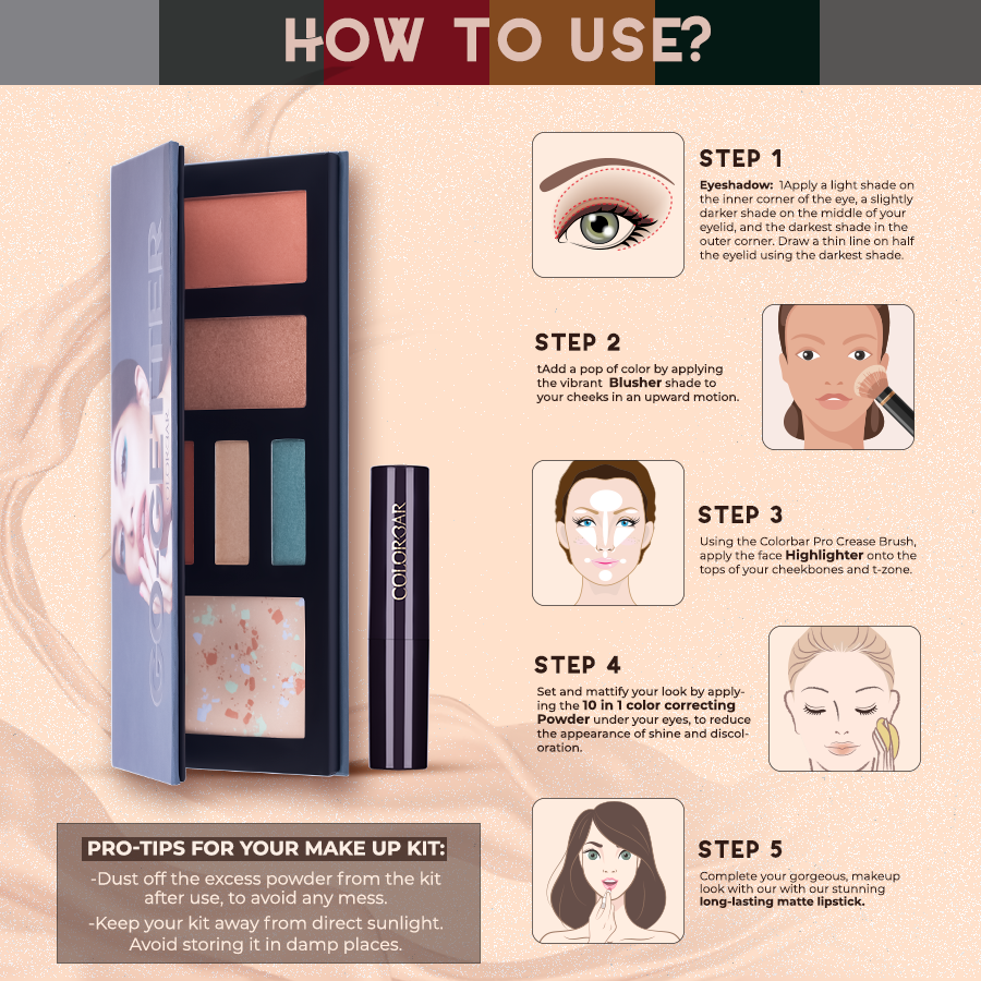 Colorbar Make Up Kit The Go-Getter | Grocsy
