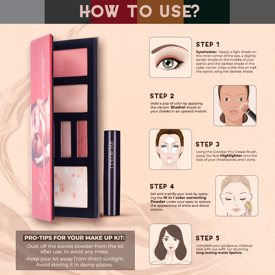Colorbar Make Up Kit Head Turner | Grocsy