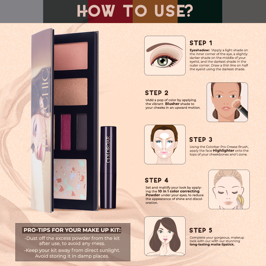 Colorbar Make Up Kit Retro Chic | Grocsy