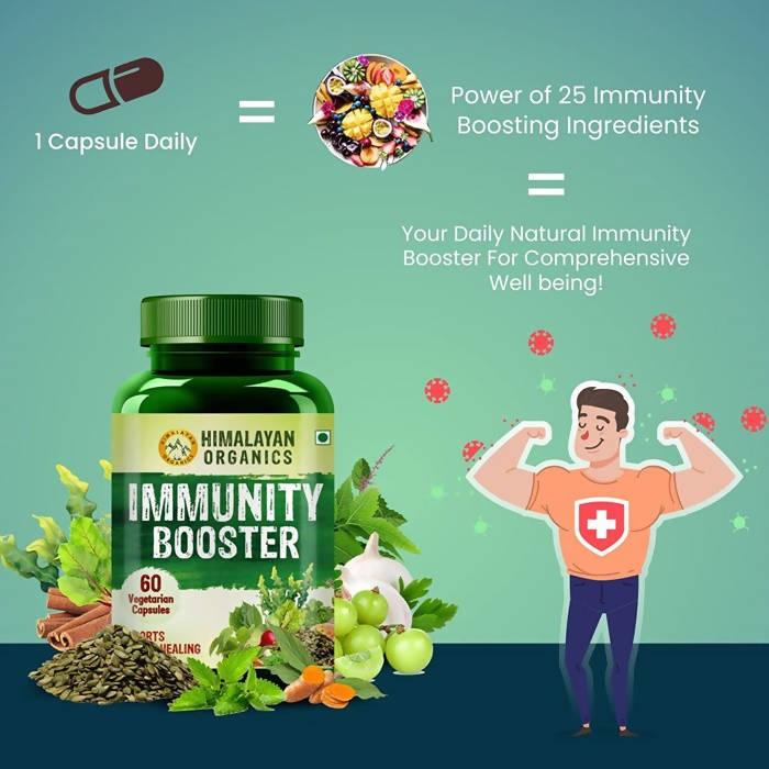 Himalayan Organics Immunity Booster Vegetarian Capsules | Grocsy