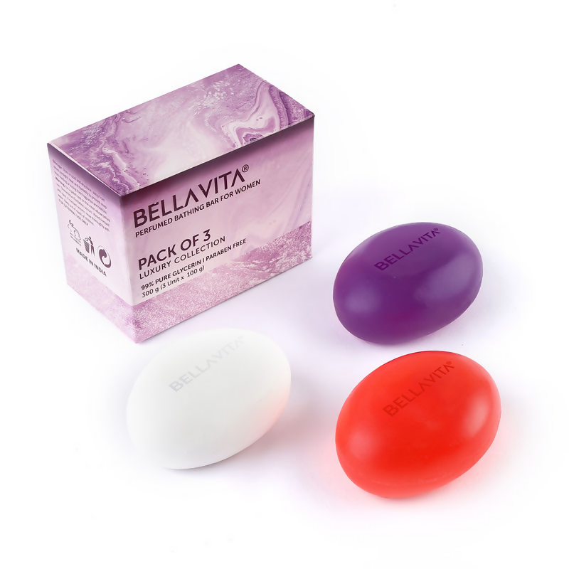 Bella Vita Organic Perfume Bathing Soap Bar For Women | Grocsy