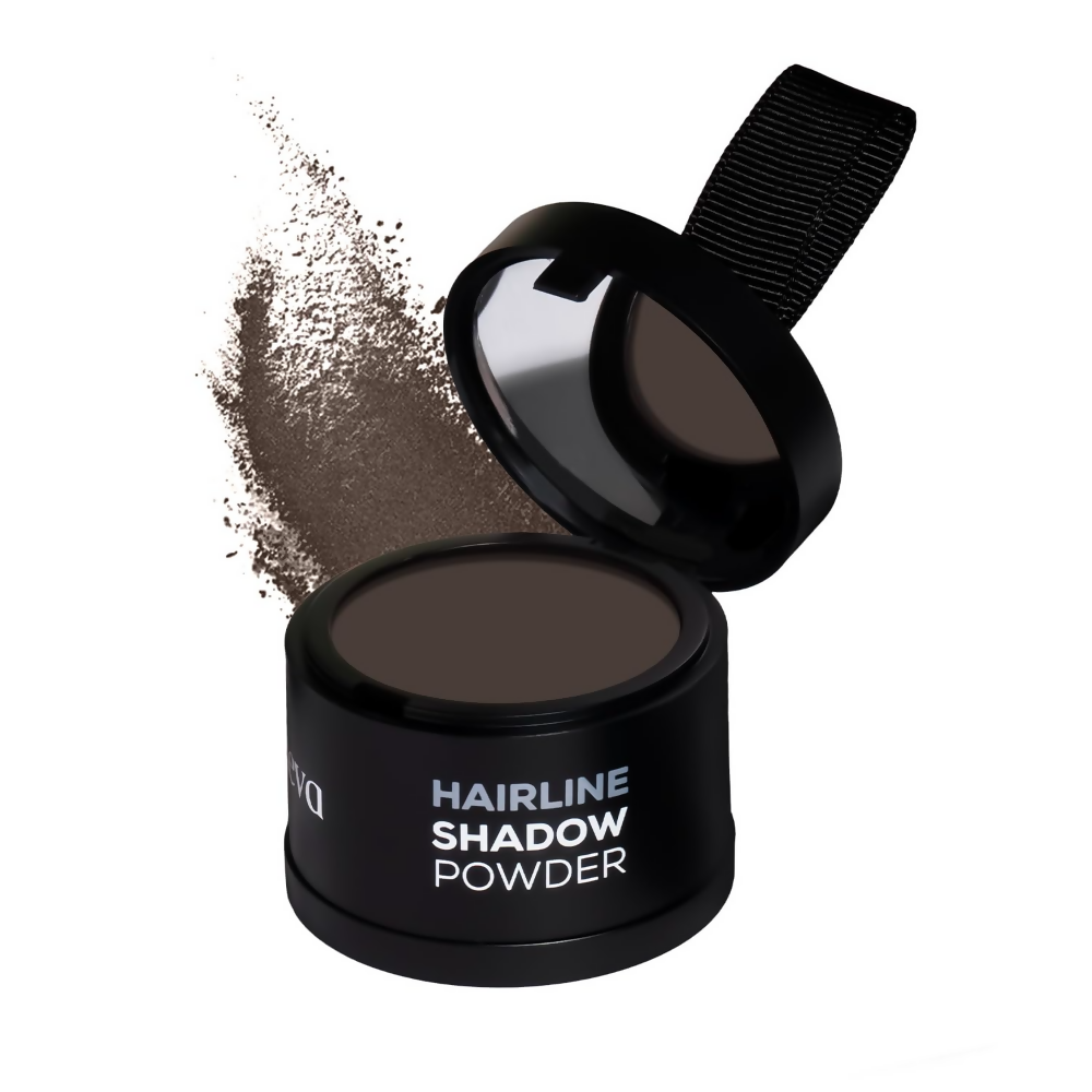 Gleva Hairline Powder Instantly Conceals Hair Root Touch Up Hair Powder for Women & Men - Dark Brown | Grocsy