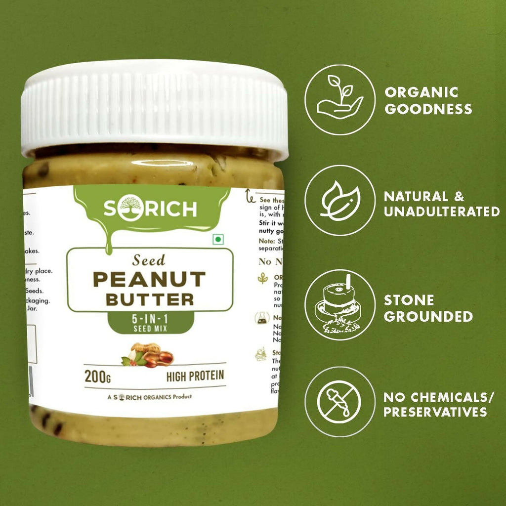 Sorich Organics Seed Peanut Crunchy Butter