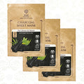 Khadi Essentials Charcoal Serum Sheet Mask | Grocsy