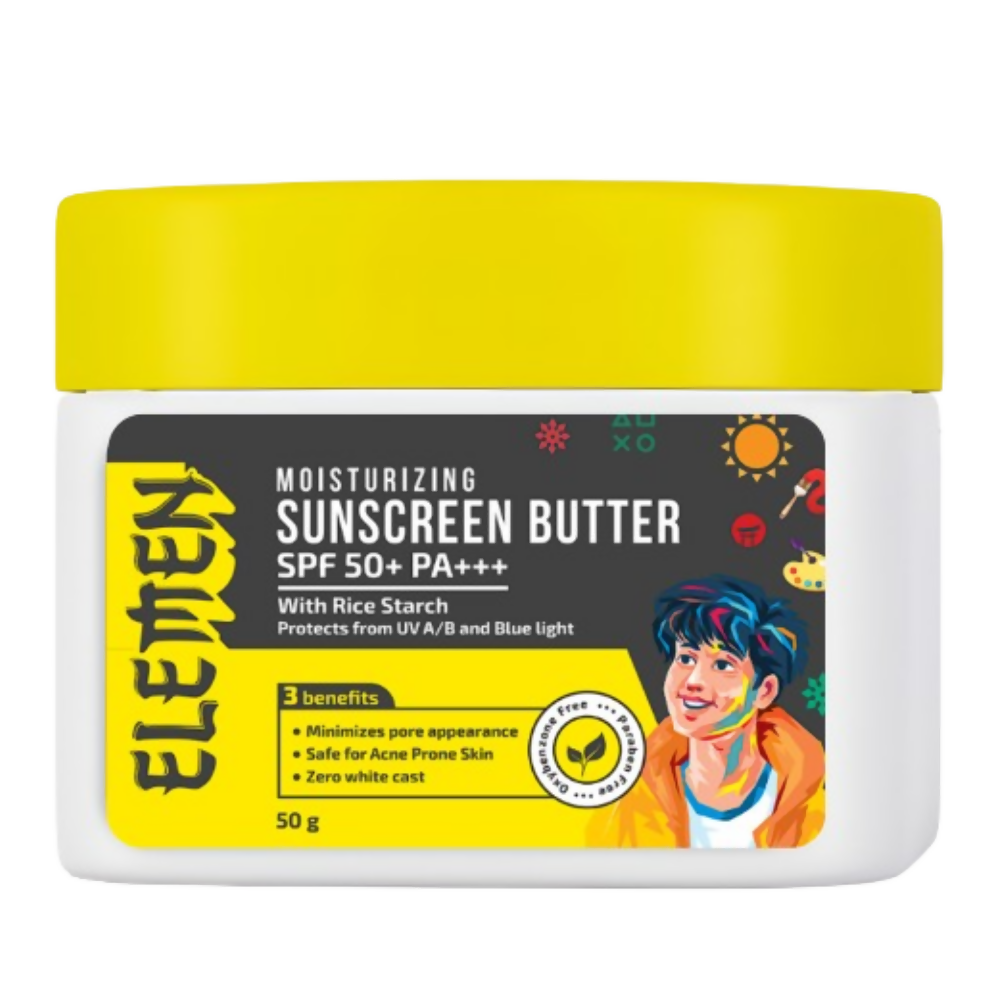 Elemen Moisturizing Sunscreen Butter SPF 50+ PA+++ | Grocsy