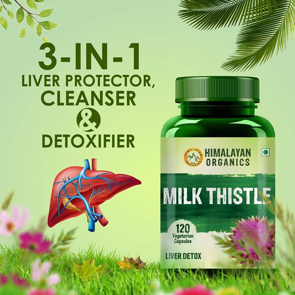 Himalayan Organics Milk Thistle Capsules | Grocsy