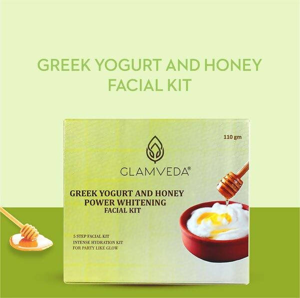 Glamveda Greek Yogurt & Honey Power Whitening Facial Kit | Grocsy