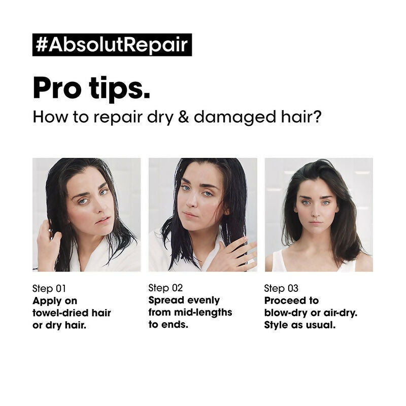 L'Oreal Paris Absolut Repair 10-In-1 Multi-Benefit Hair Serum Oil | Grocsy