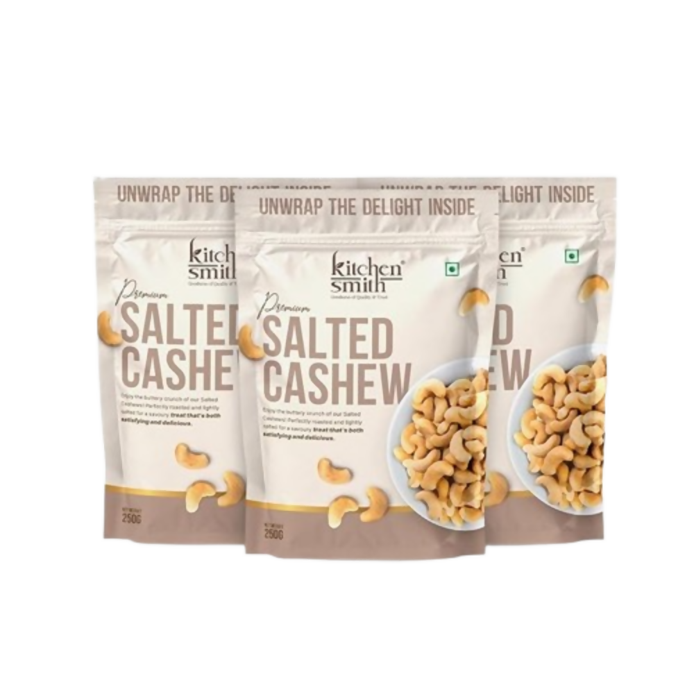 Kitchen Smith Premium Salted Whole Cashew | Grocsy