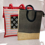 Jute Ladies Fashion Bags Combo - Big & Small | Grocsy