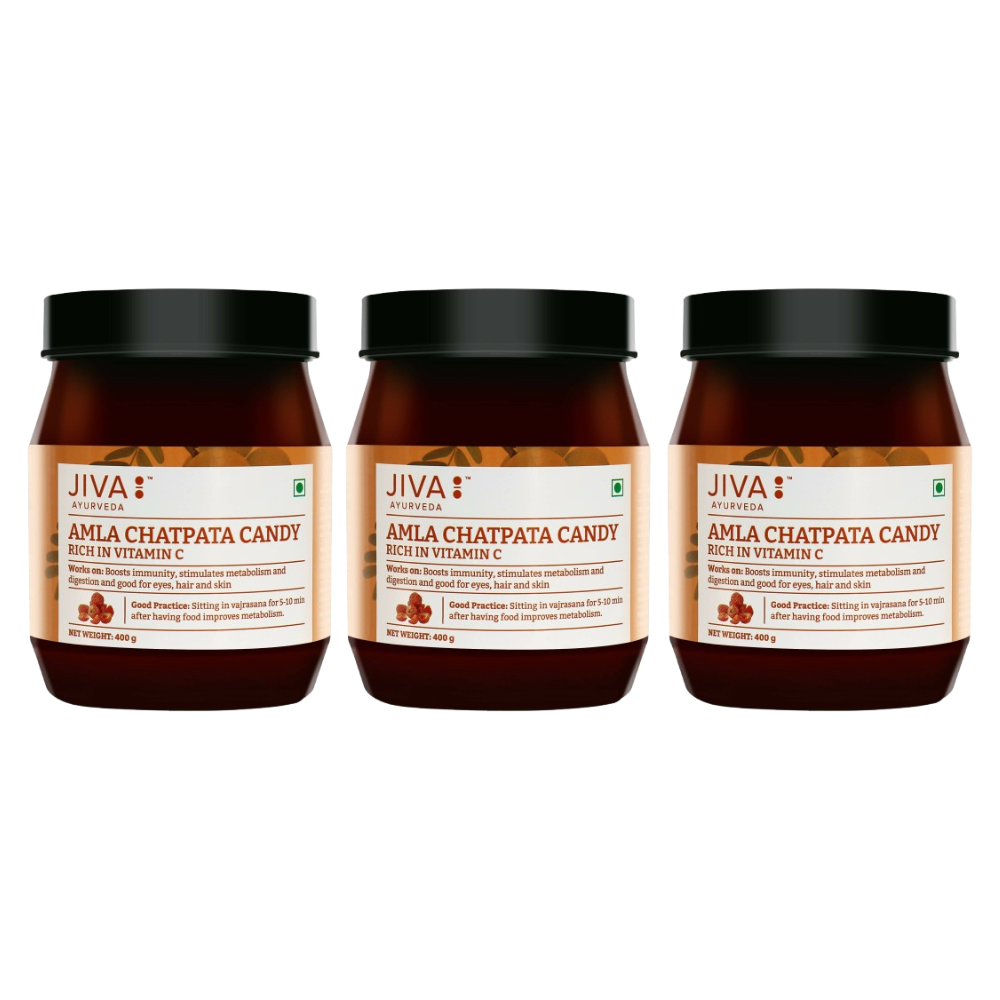 Jiva Ayurveda Chatpata Amla Candy | Grocsy