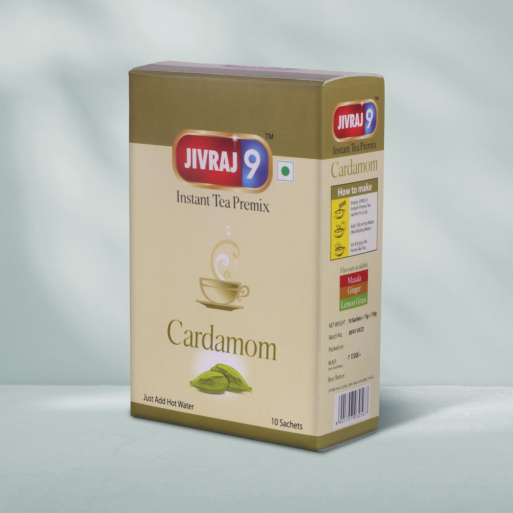 jivraj9 Tea Cardamom Premix Tea Box | Grocsy