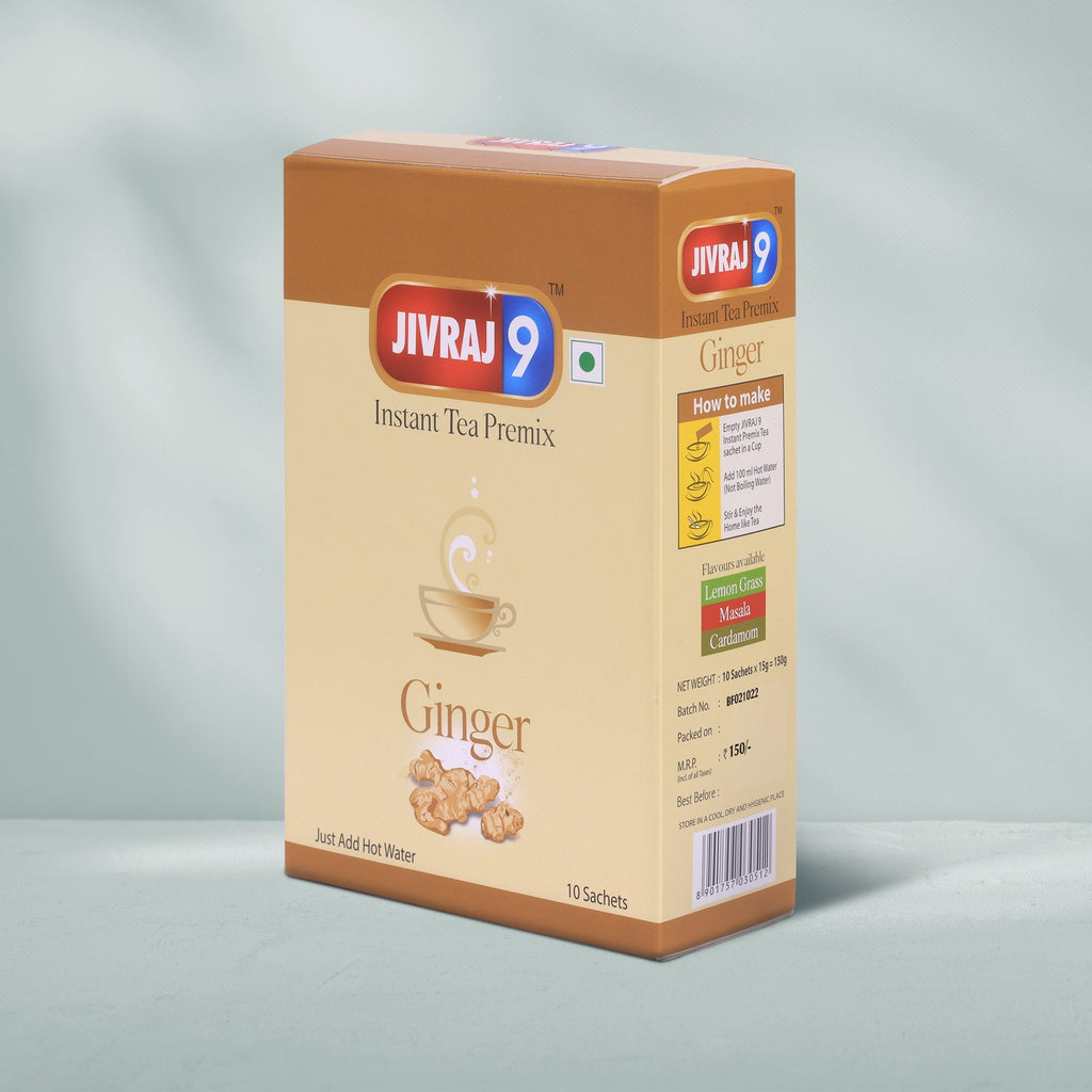 jivraj9 Tea Ginger Premix Tea Box | Grocsy
