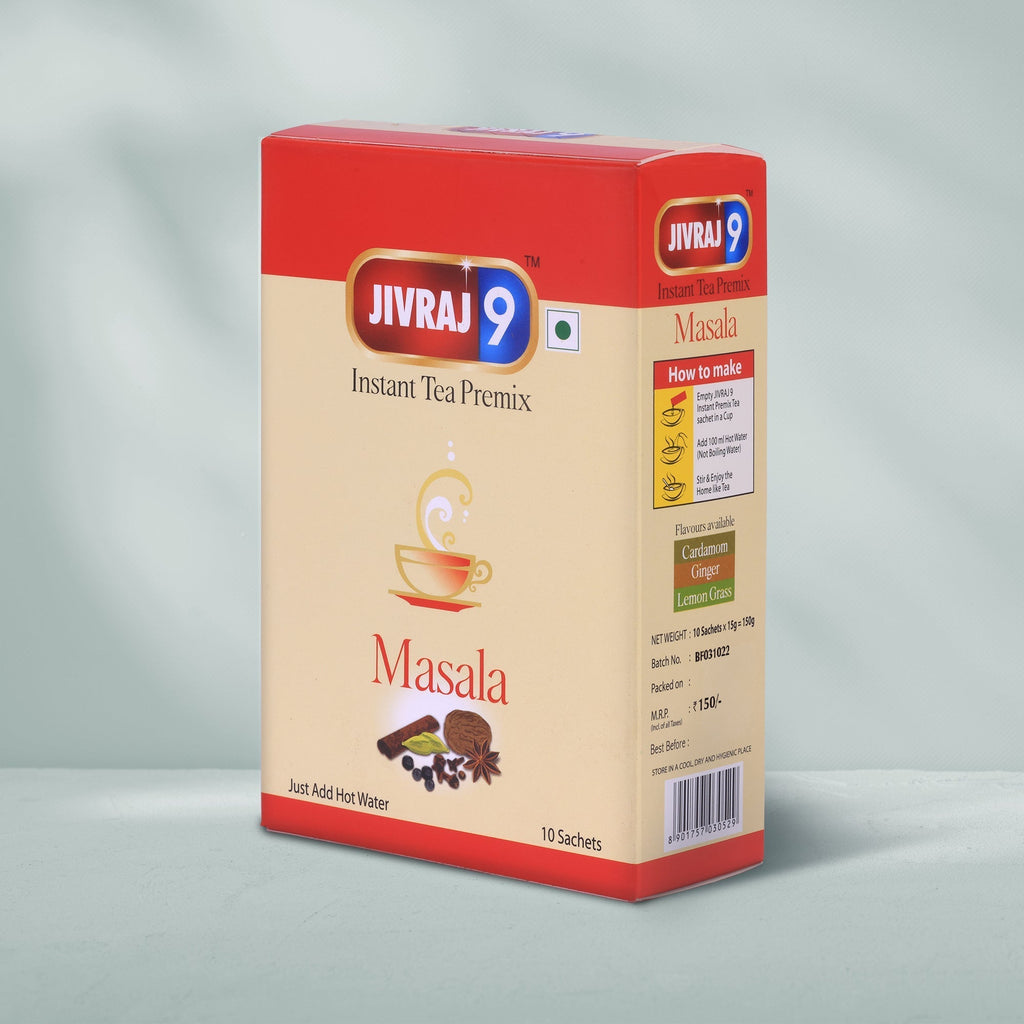 jivraj9 Tea Masala Premix Tea Box | Grocsy