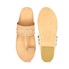 Stepsoft Natural Leather Kolhapuri Chappals For Men – Party & Ethnic Wear | Grocsy
