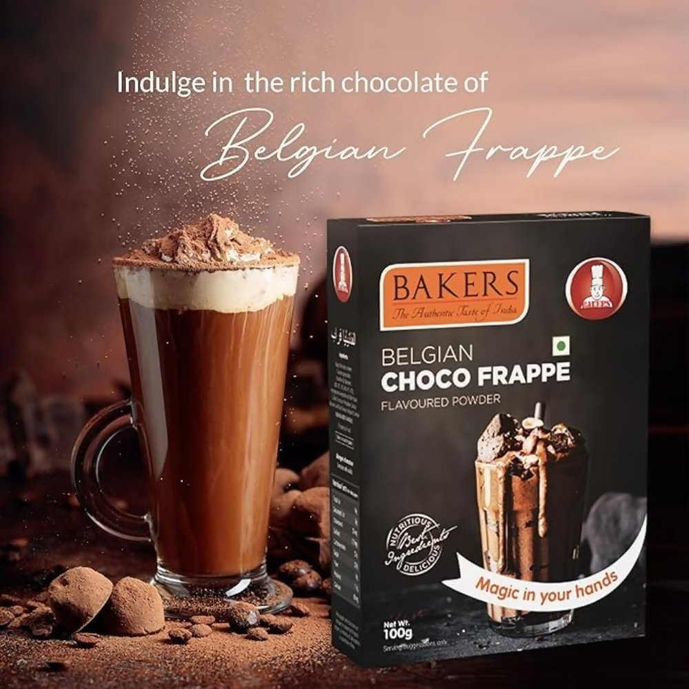BAKERS Cold Coffee Frappe Powder & Belgian Choco Frappe Powder | Grocsy