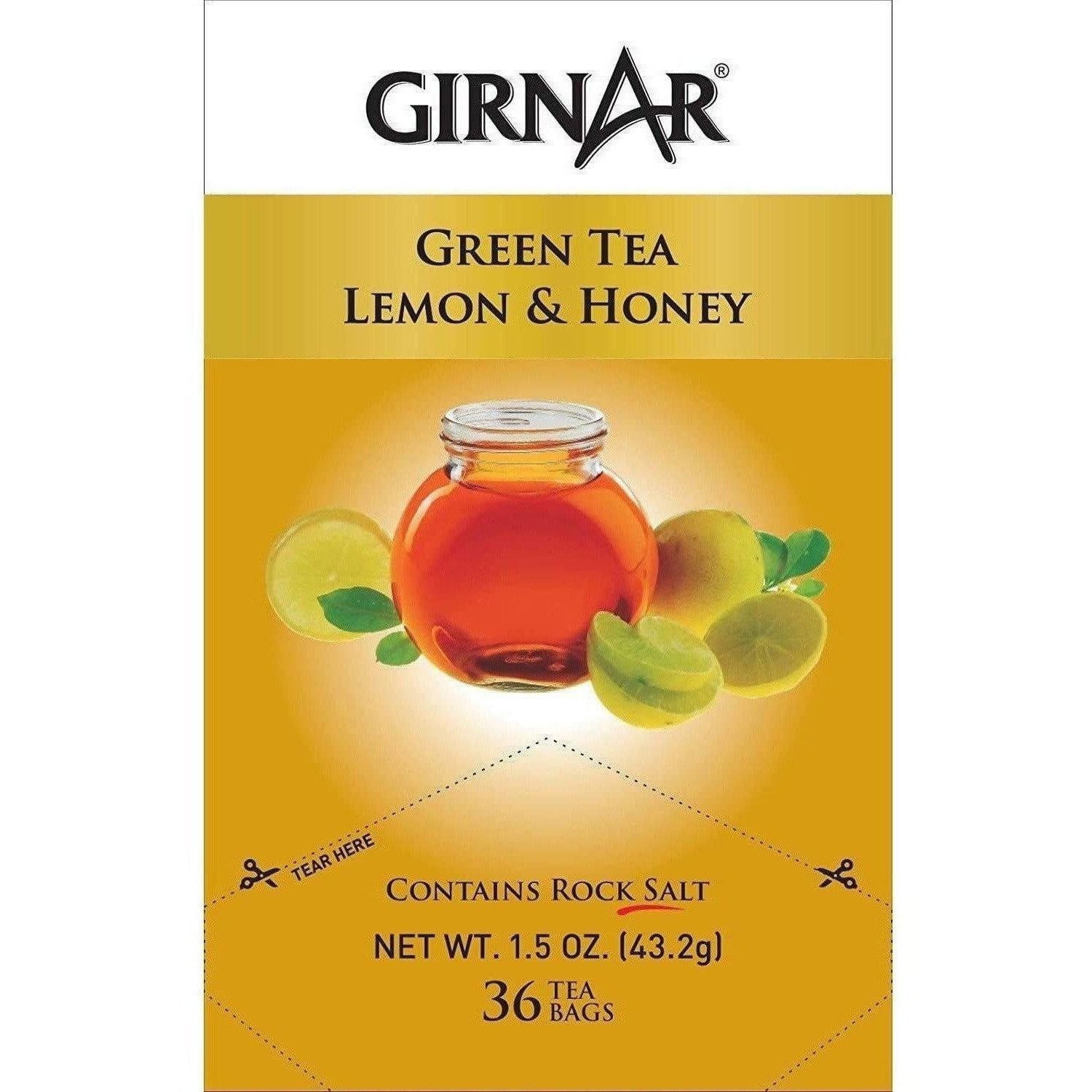 Girnar Green Tea Lemon & Honey | Grocsy