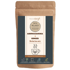 Satvi Wellness Ashwagandha Ginger Herbal Infusion Mix In Indvidual Packets | Herbal Tea Sachet | Grocsy