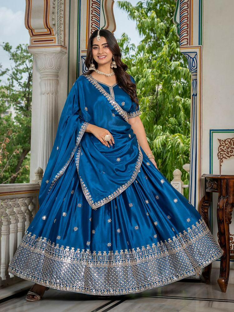 Lehenga Mart Rama Designer Wedding Wear Lehenga Choli | Grocsy