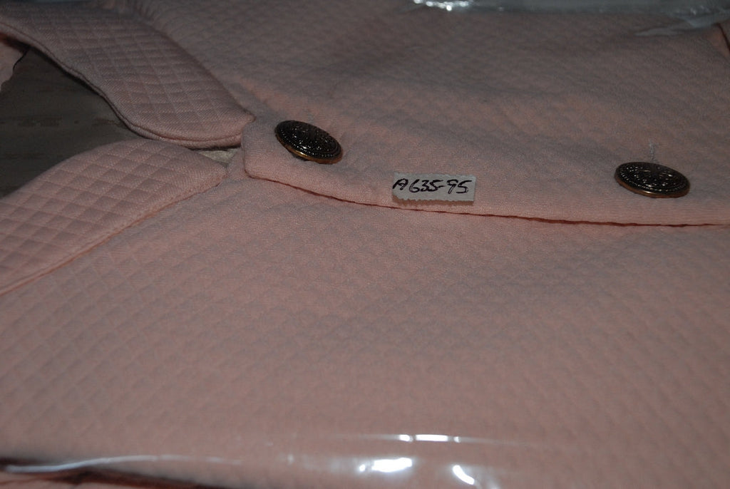 Jompers Men Solid Dupion Kurta Pajama with Woven Nehru Jacket (Peach) | Grocsy