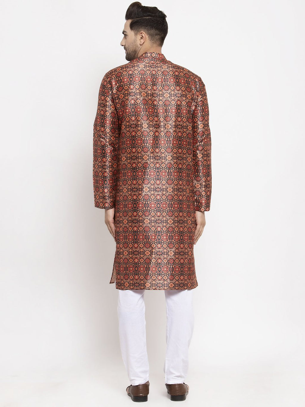 Jompers Men Multi-colour Printed Kurta Only | Grocsy