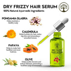 Ivory Natural Dry Frizzy Hair Serum Moisturizes Dry Strands, Detangles Hair | Grocsy