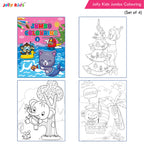 Jolly Kids Jumbo Colouring Books For Kids Set of 4|130 Fun Learnig Images Per Colour Book| Ages 3 - 7 Year | Grocsy