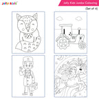 Jolly Kids Jumbo Colouring Books For Kids Set of 4|130 Fun Learnig Images Per Colour Book| Ages 3 - 7 Year | Grocsy