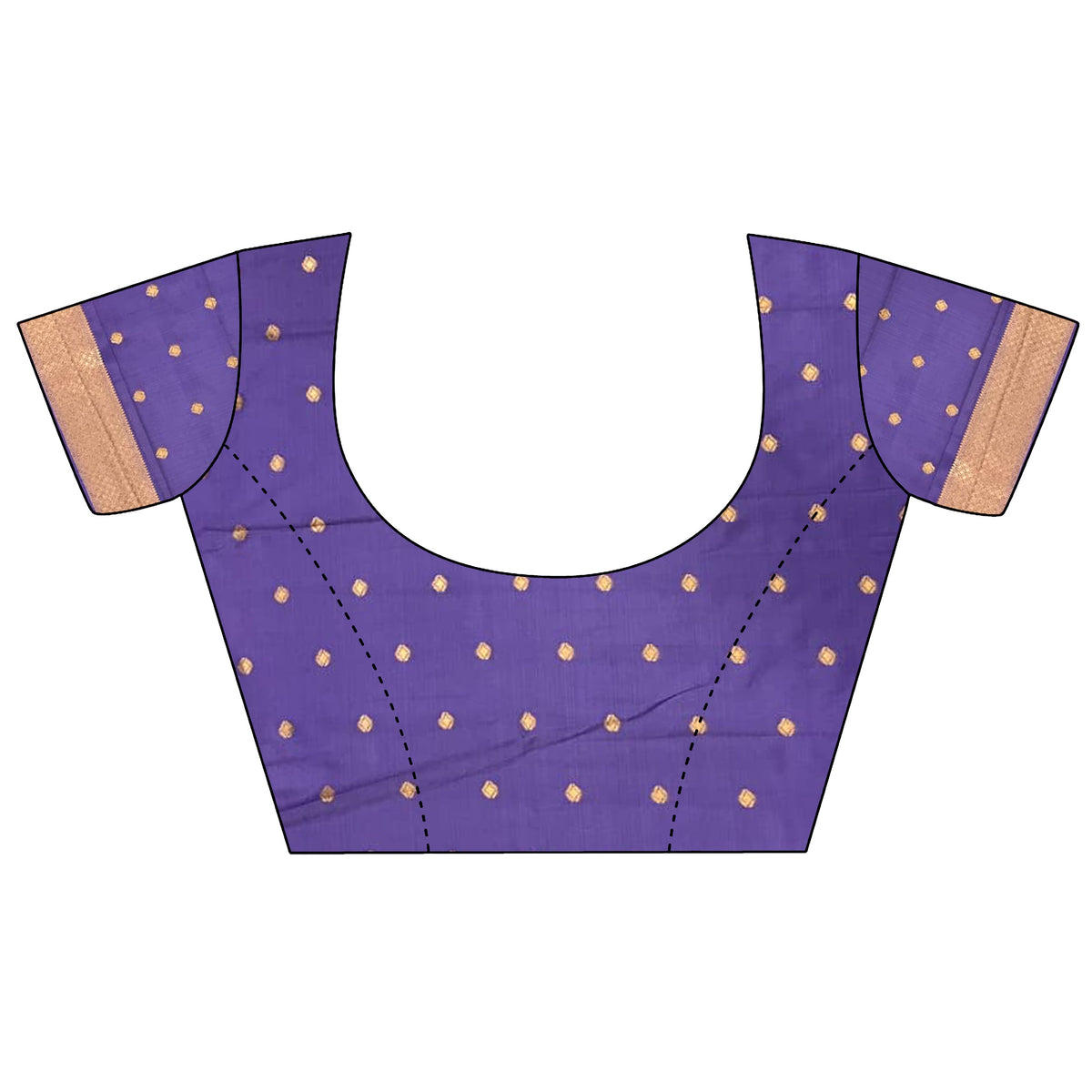 Elora Lavender Banarasi Soft Silk Checked Body With Floral Motifs South Pattu Saree | Grocsy