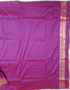 Elora Magenta Soft Silk Motifs Mina Zari Weaving Paithani Saree | Grocsy