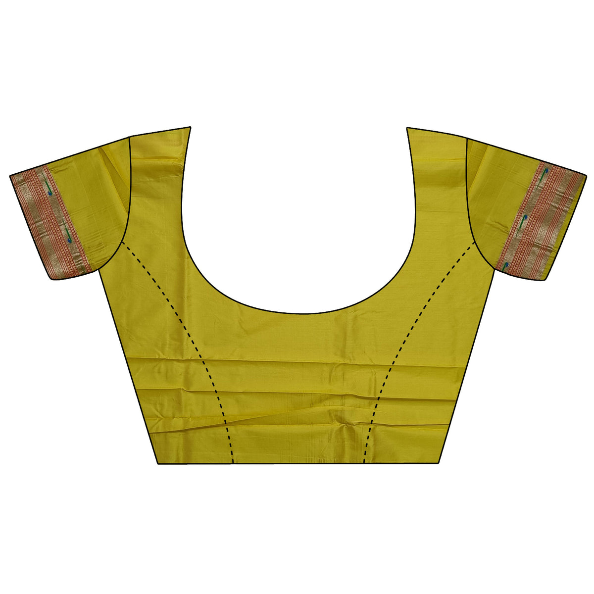 Elora Yellow Soft Silk Motifs Mina Zari Weaving Paithani Saree | Grocsy