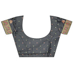Elora Black Silk Meena Weaving Pashmina Work Kashmiri Saree | Grocsy