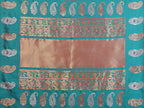 Elora Pink Soft Silk Silver And Golden Zari Weaving Banarasi Saree With Paisley Zari Work Border | Grocsy