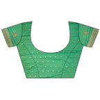 Elora Peach Soft Silk Woven Dual Zari Work Banarasi Saree | Grocsy