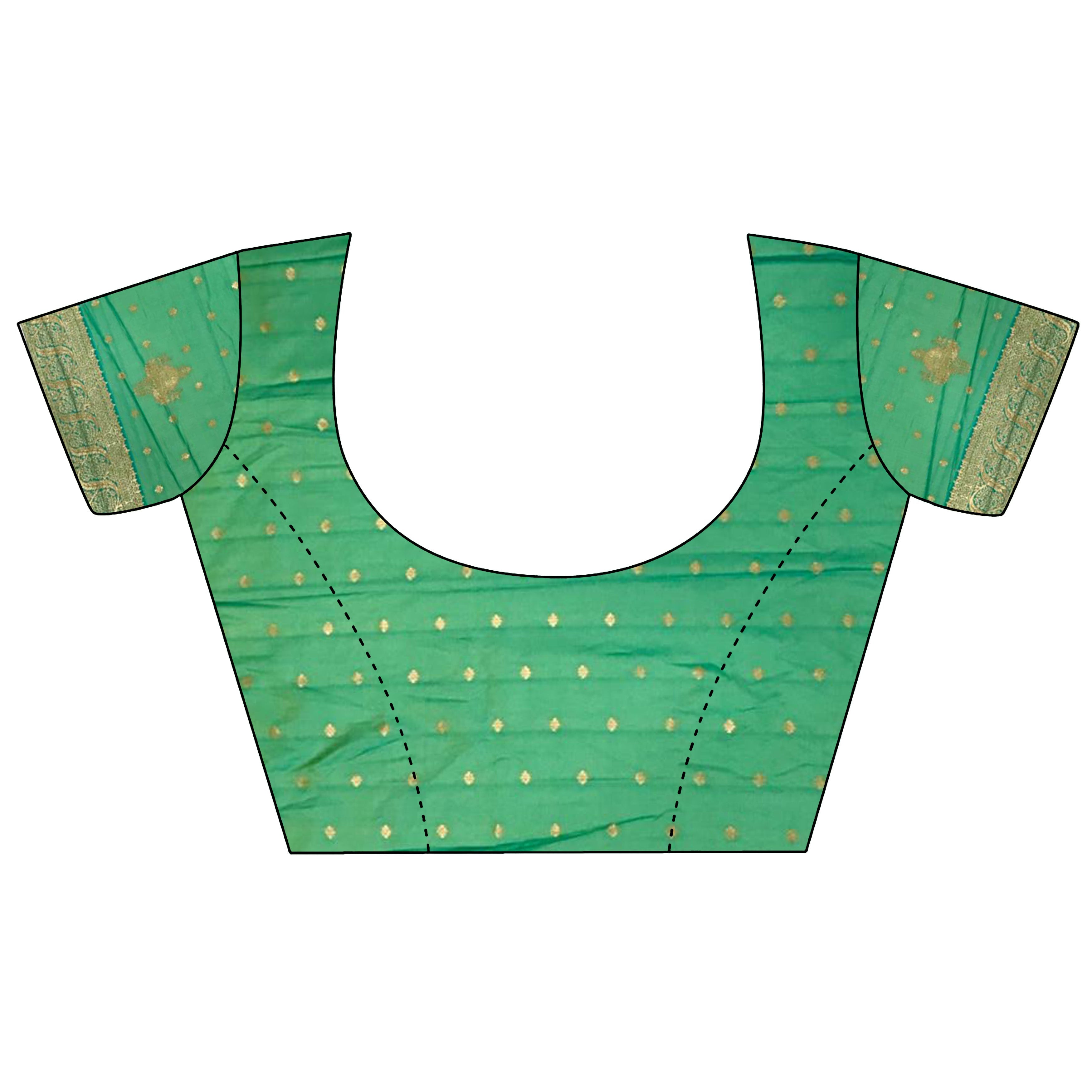 Elora Peach Soft Silk Woven Dual Zari Work Banarasi Saree | Grocsy