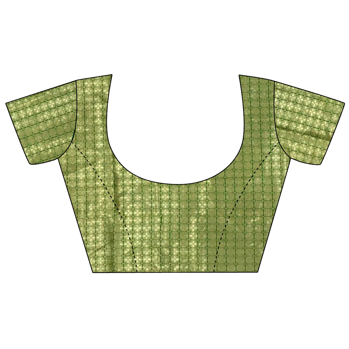 Elora Dark Green Lichi Silk Golden Zari Meena Weaving Banarasi Saree | Grocsy