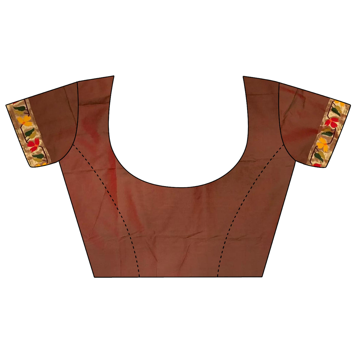 Elora Red Soft Silk Paithani Meenakari Zari Weaving Saree | Grocsy