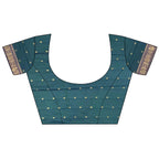 Elora Parrot Green Soft Silk Banarasi Zari Woven Butti Weaving Saree | Grocsy