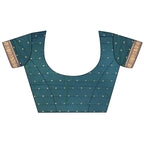 Elora Green Soft Silk Banarasi Zari Woven Butti Weaving Saree | Grocsy