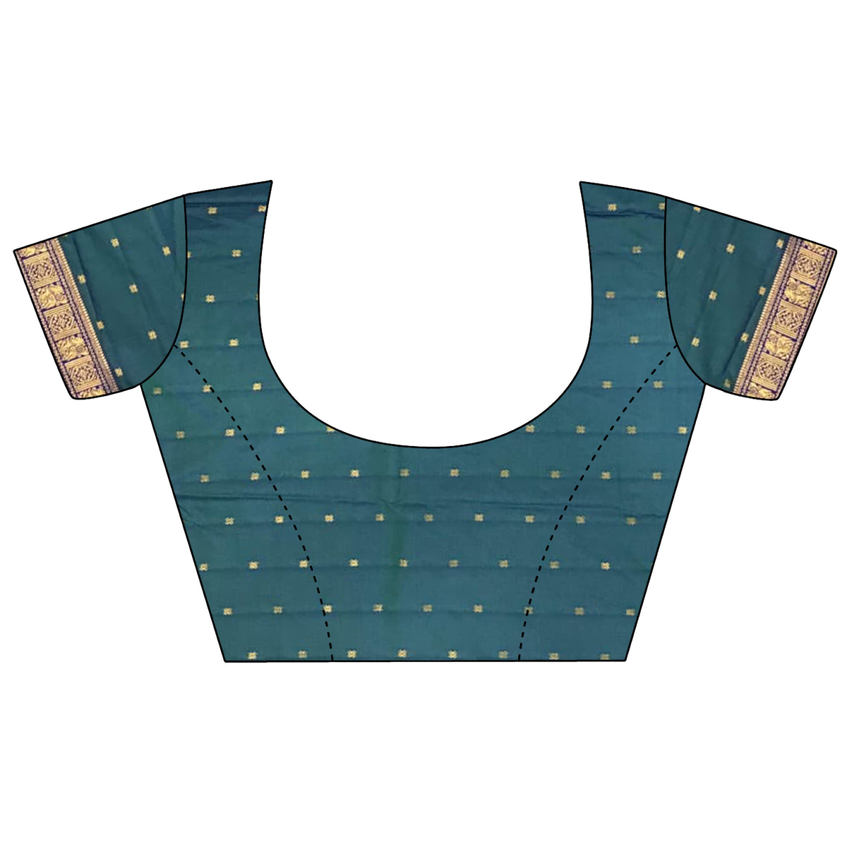Elora Green Soft Silk Banarasi Zari Woven Butti Weaving Saree | Grocsy