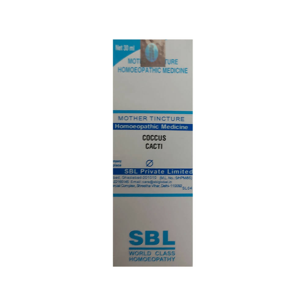 SBL Homeopathy Coccus Cacti Mother Tincture Q | Grocsy