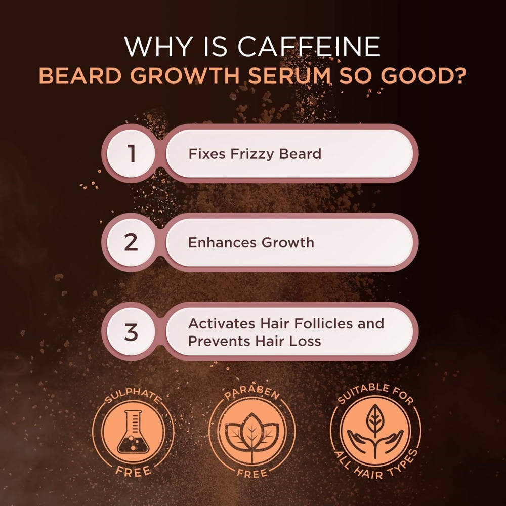 The Man Company Caffeine Beard Growth Serum | Grocsy