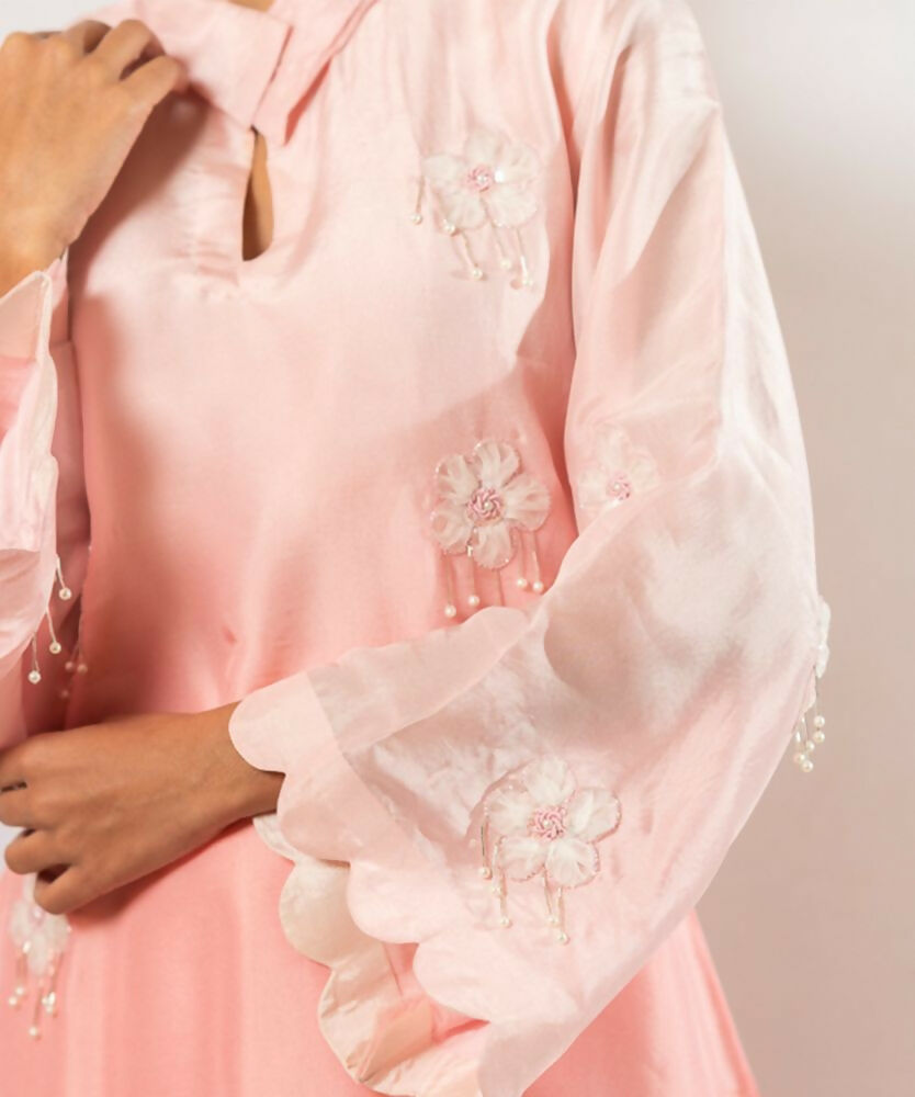 Timaraa Rose Whisper Pink Ombre Shaded Co-Ord Set | Grocsy