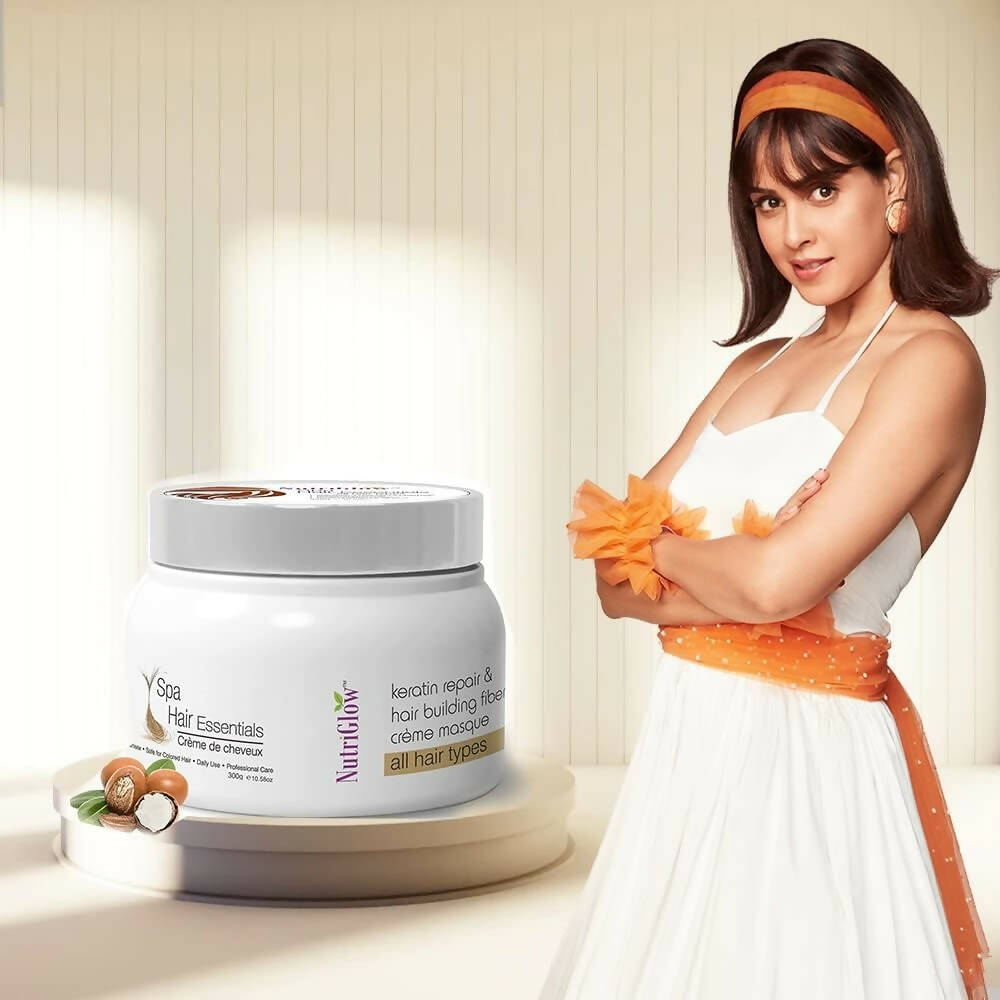 NutriGlow Hair Spa Cream with Keratin Repair Formula | Grocsy