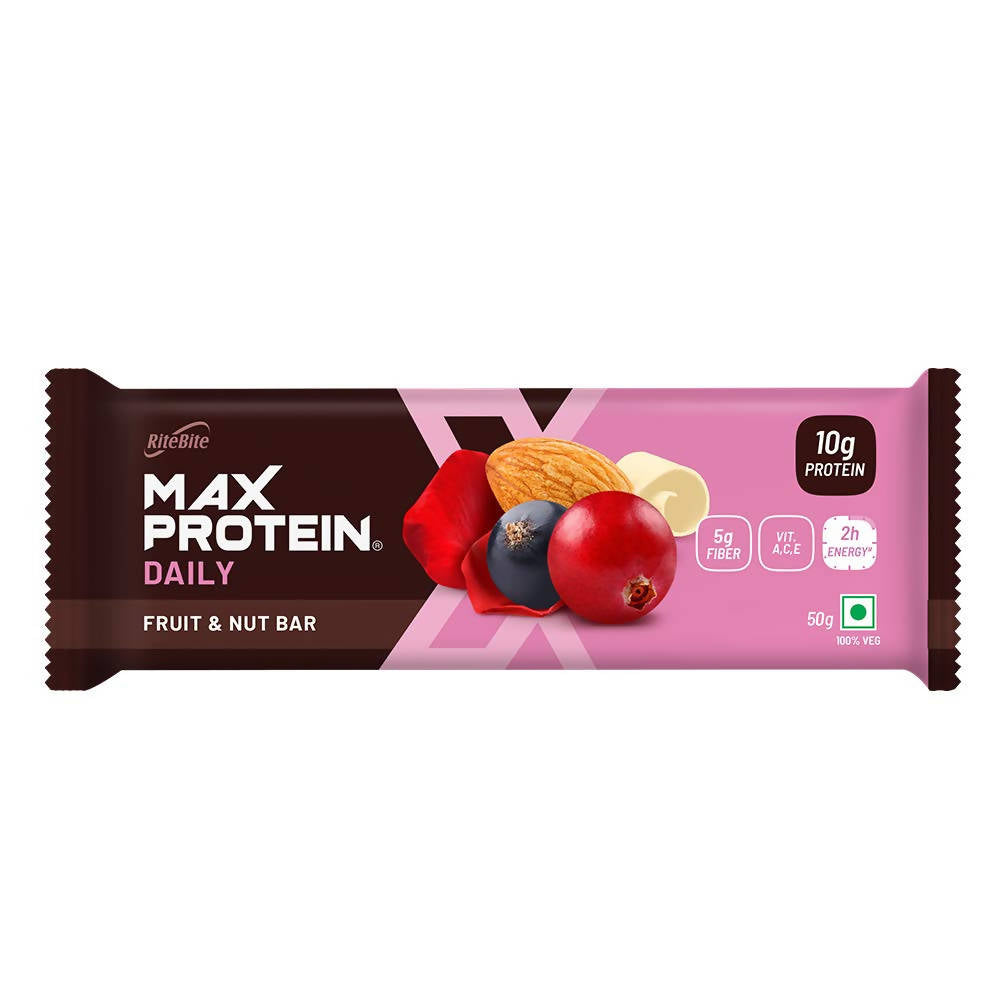 RiteBite Max Protein Daily Fruit & Nut Bar | Grocsy