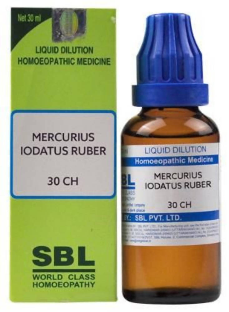 SBL Homeopathy Mercurius Iodatus Ruber Dilution | Grocsy