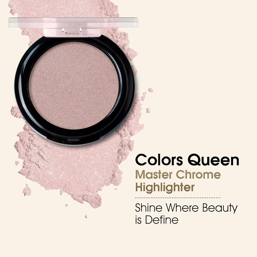 Colors Queen Master Chrome Metallic Highlighter - 04 Worldwide Hit | Grocsy
