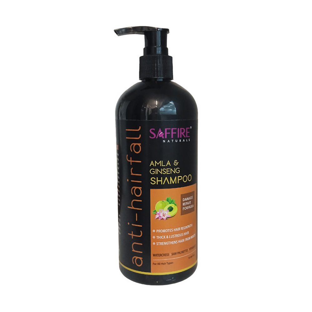 Saffire Naturals Amla & Ginseng Anti-Hairfall Shampoo | Grocsy