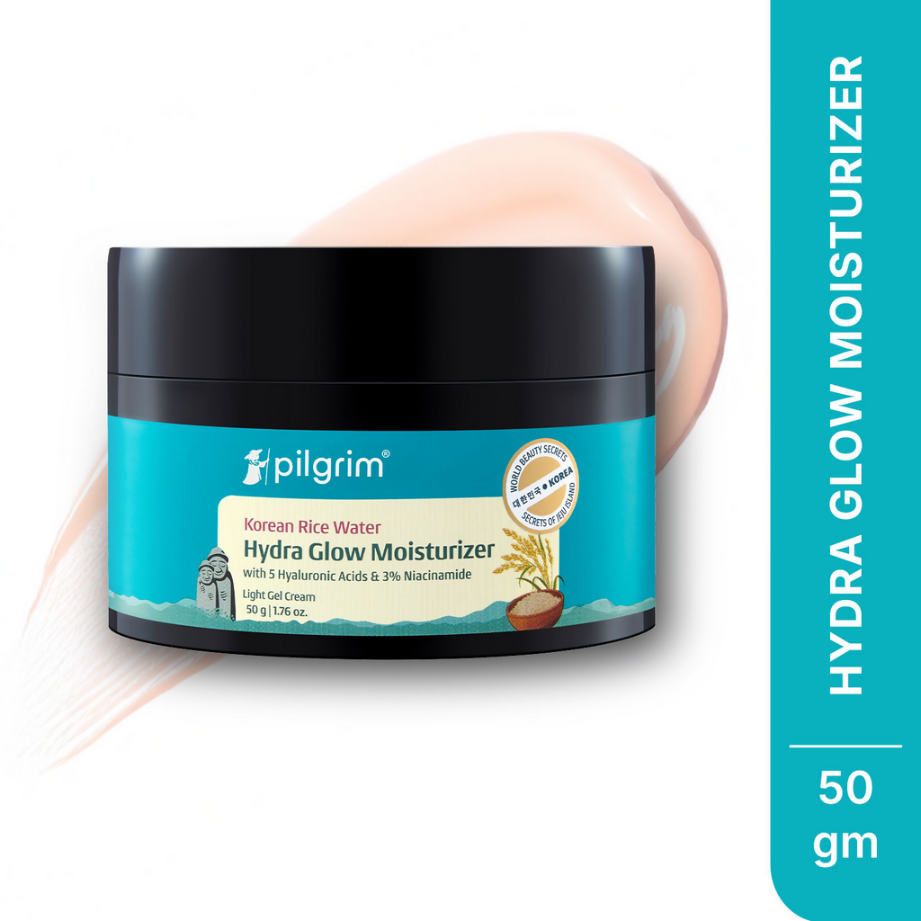 Pilgrim Korean Rice Water Hydra Glow Light Gel Moisturizer | Grocsy