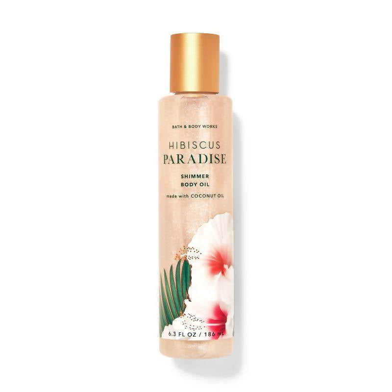 Bath & Body Works Hibiscus Paradise Shimmer Body Oil | Grocsy